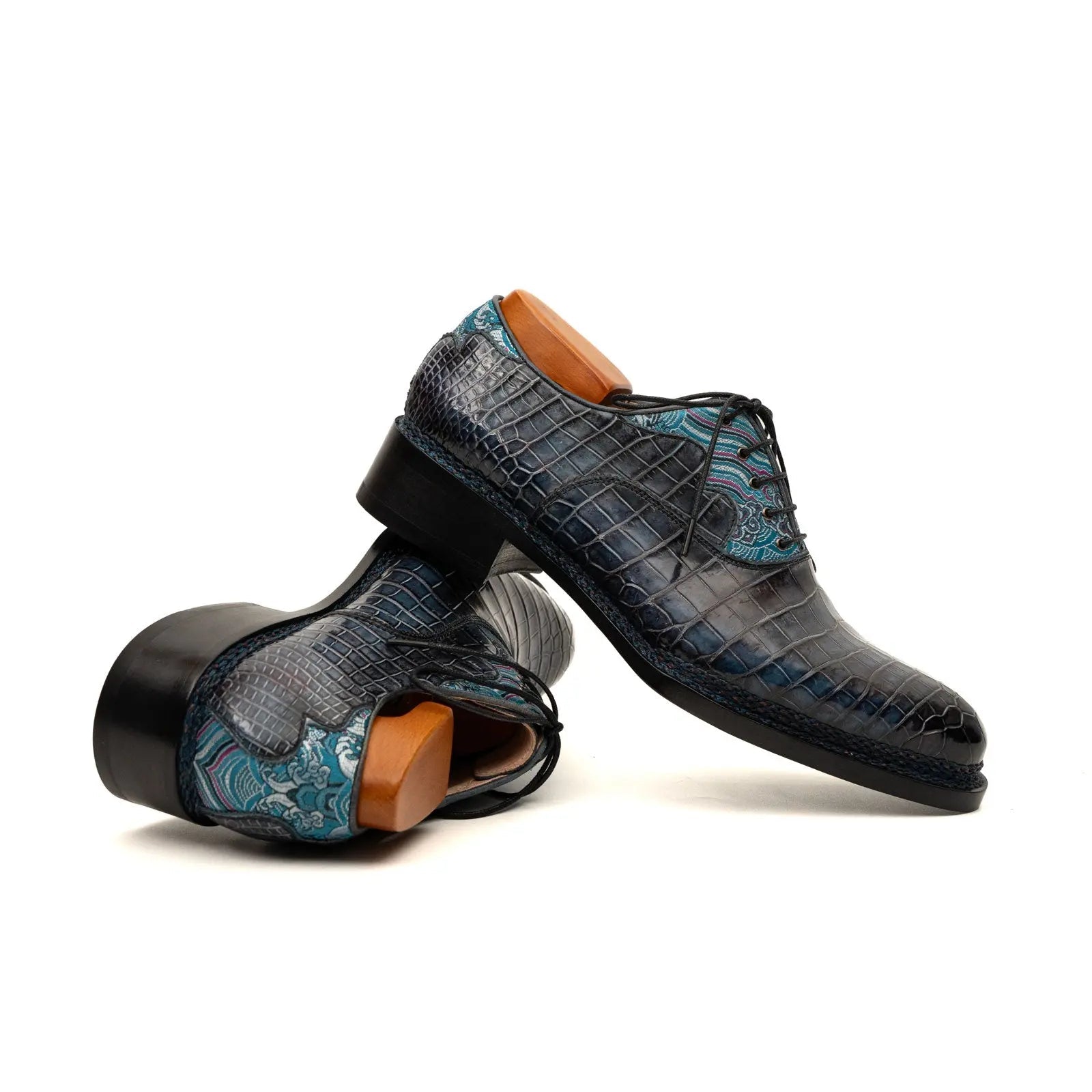 Genuine Alligator Norwegian Welt Oxford VanPasch