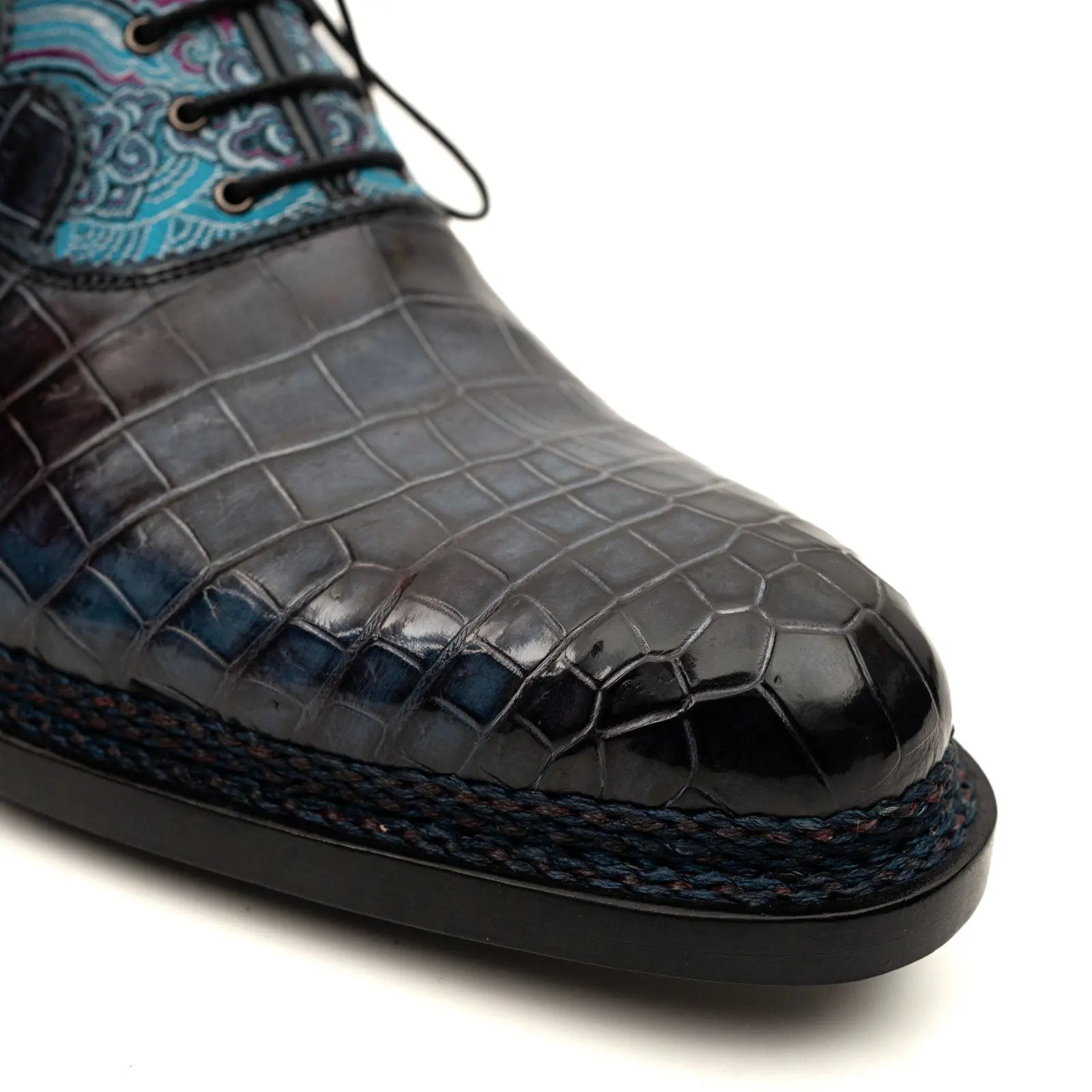 Genuine Alligator Norwegian Welt Oxford VanPasch