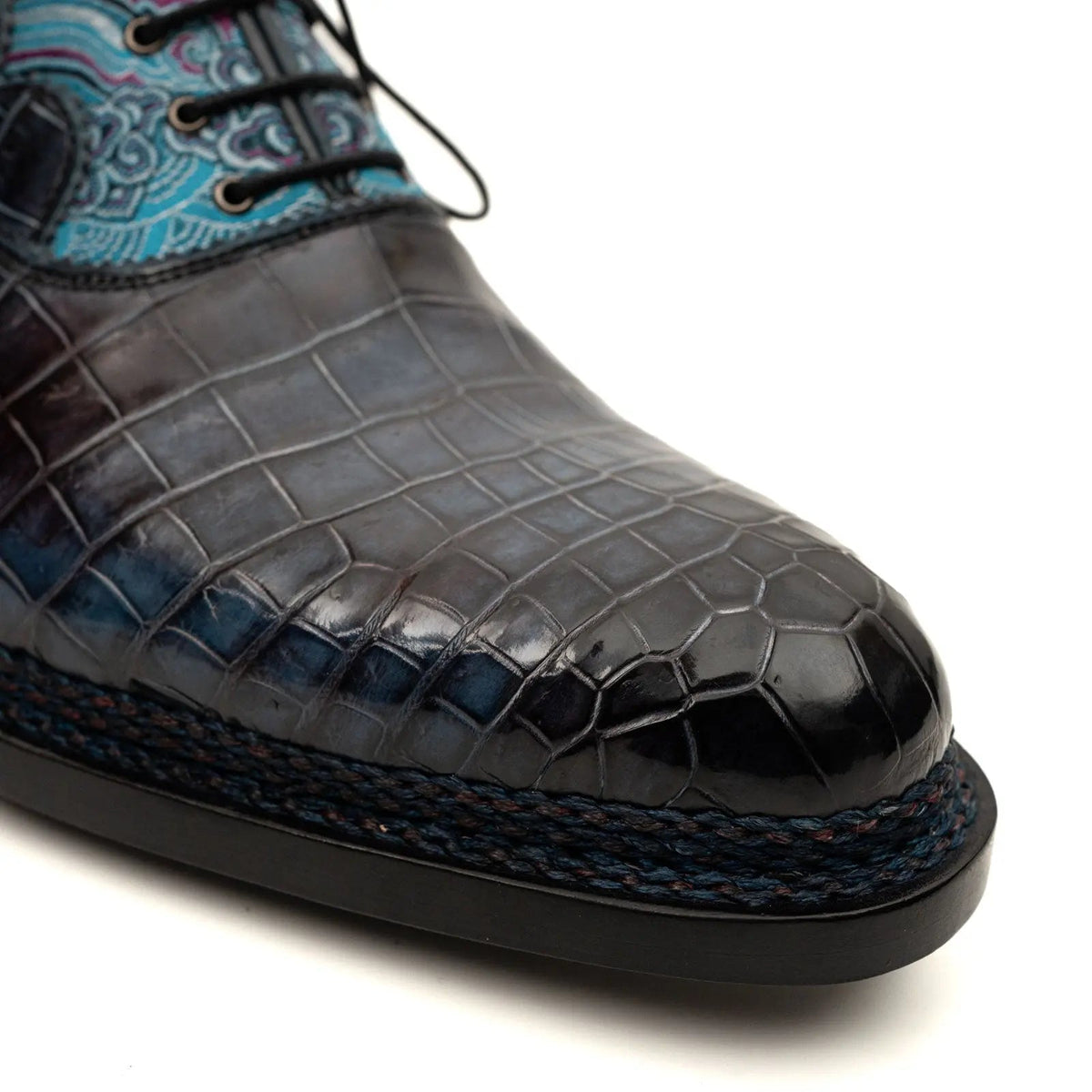 Genuine Alligator Norwegian Welt Oxford VanPasch