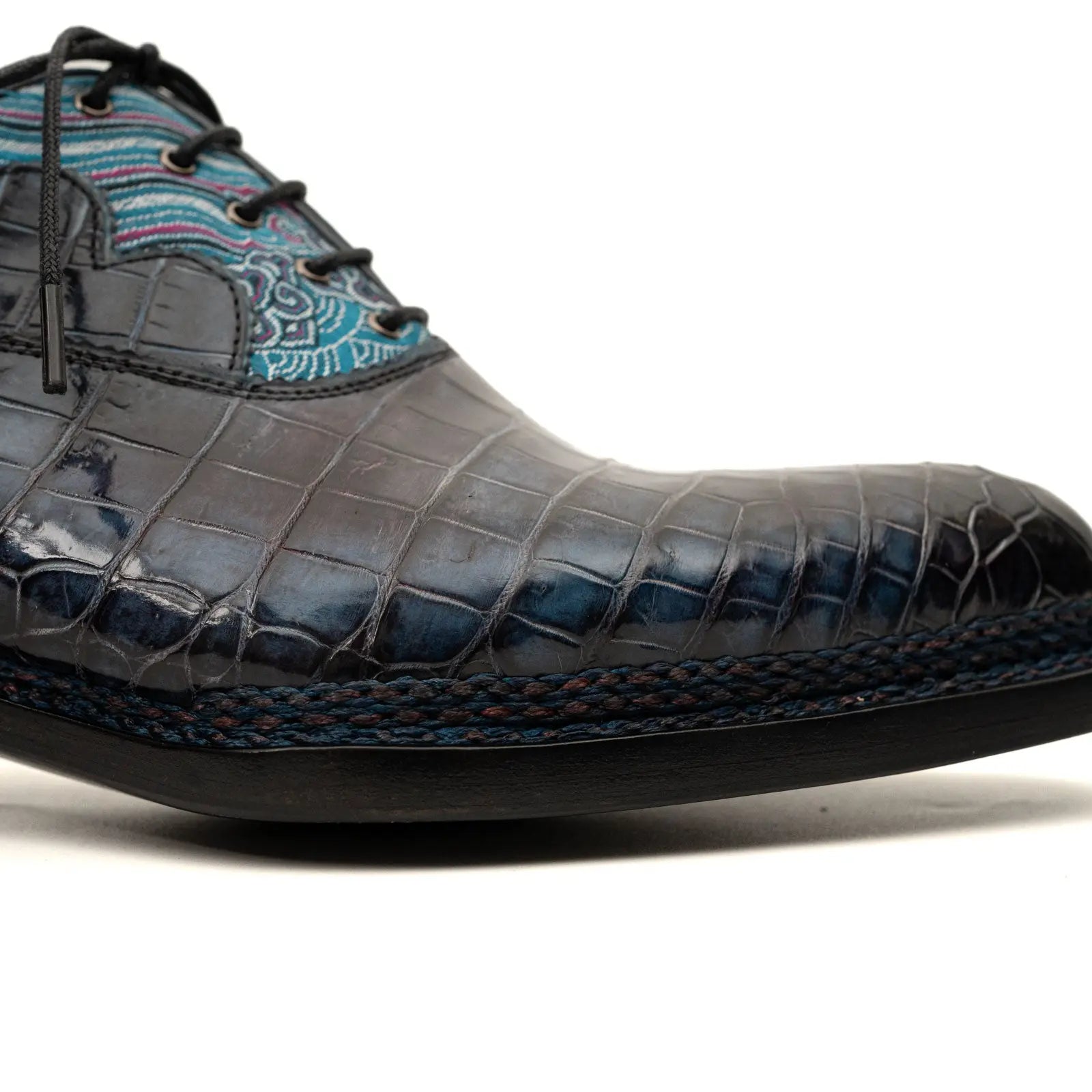Genuine Alligator Norwegian Welt Oxford VanPasch