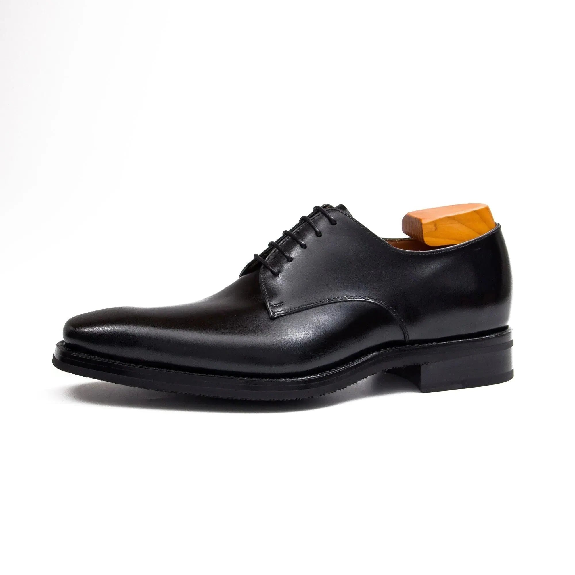 Goodyear handmade genuine leather outsole derby shoes - VanPasch
