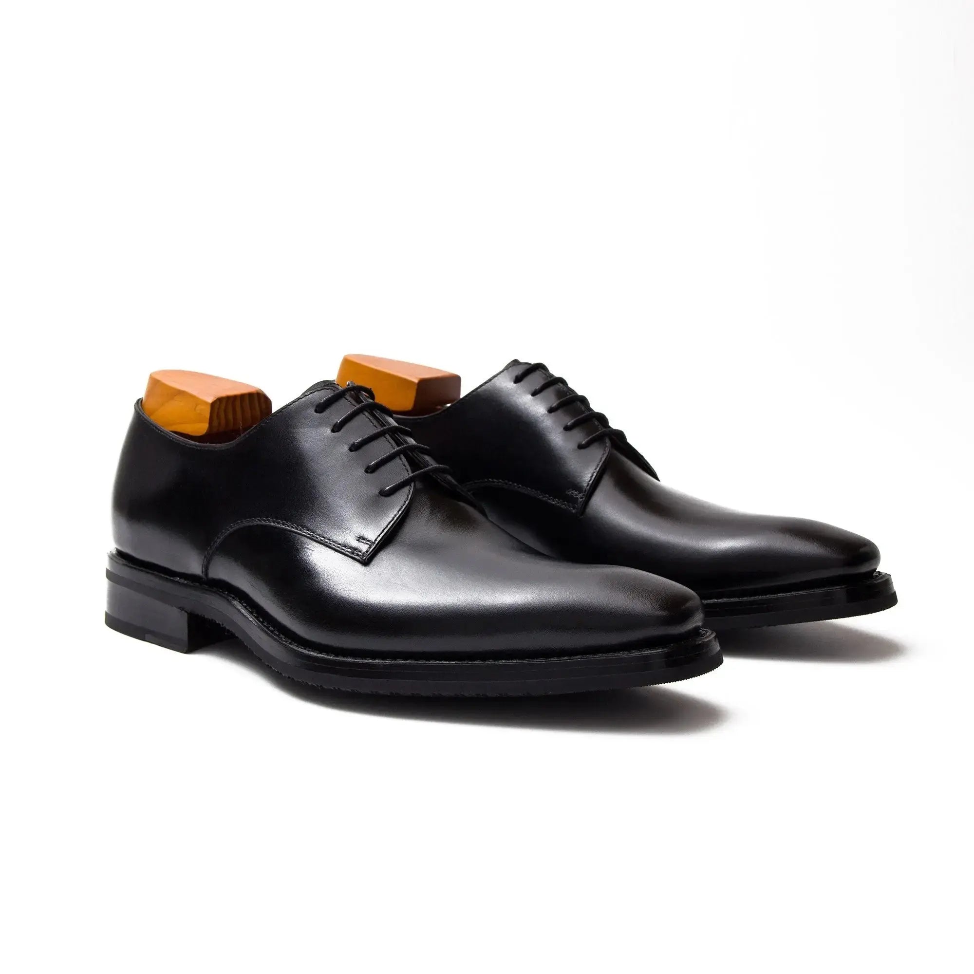 Goodyear handmade genuine leather outsole derby shoes - VanPasch