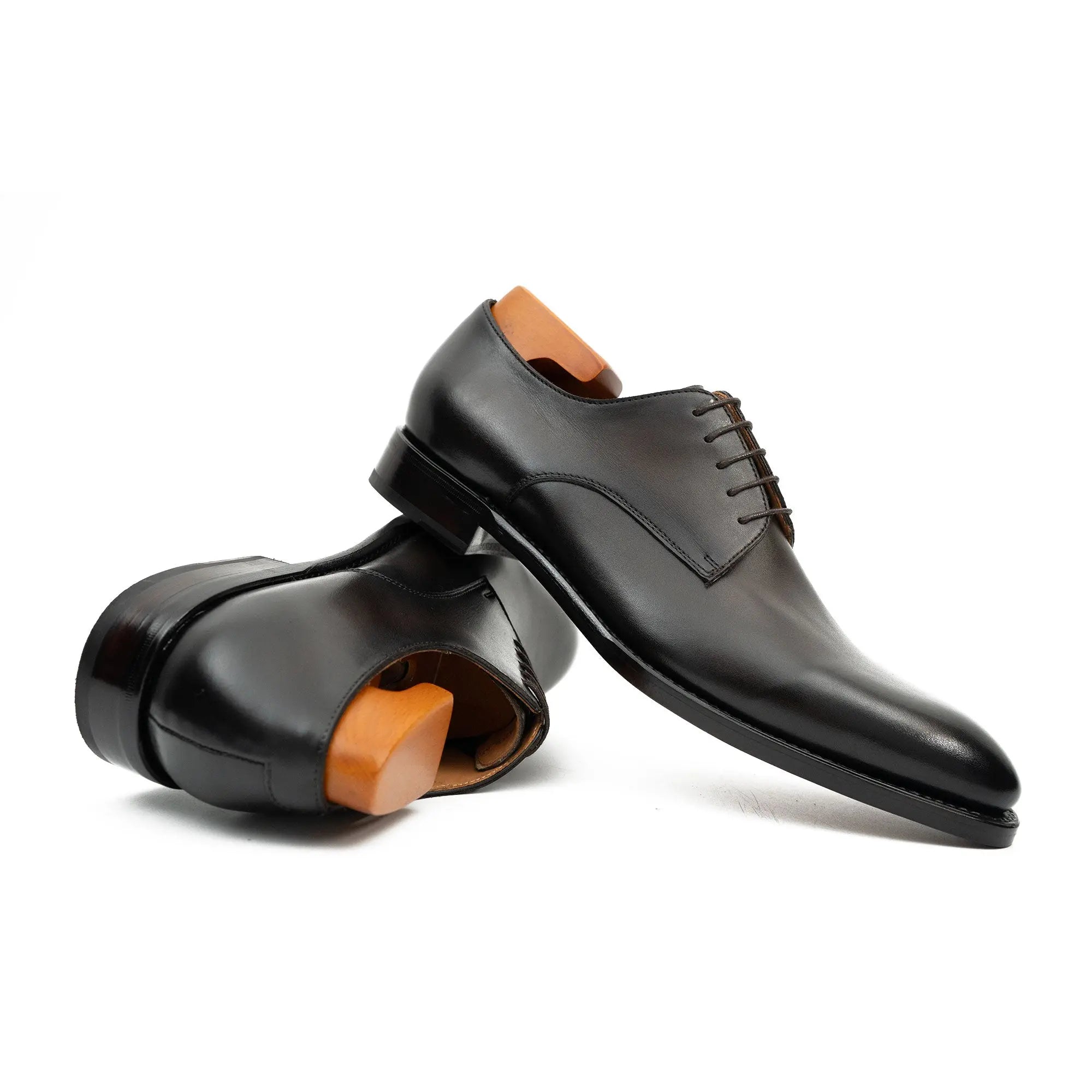 Goodyear Handmade Leather Derby Shoes coffee VanPasch