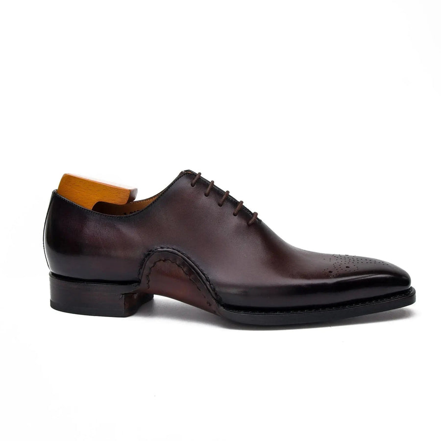 Burgundy Medallion Oxford
