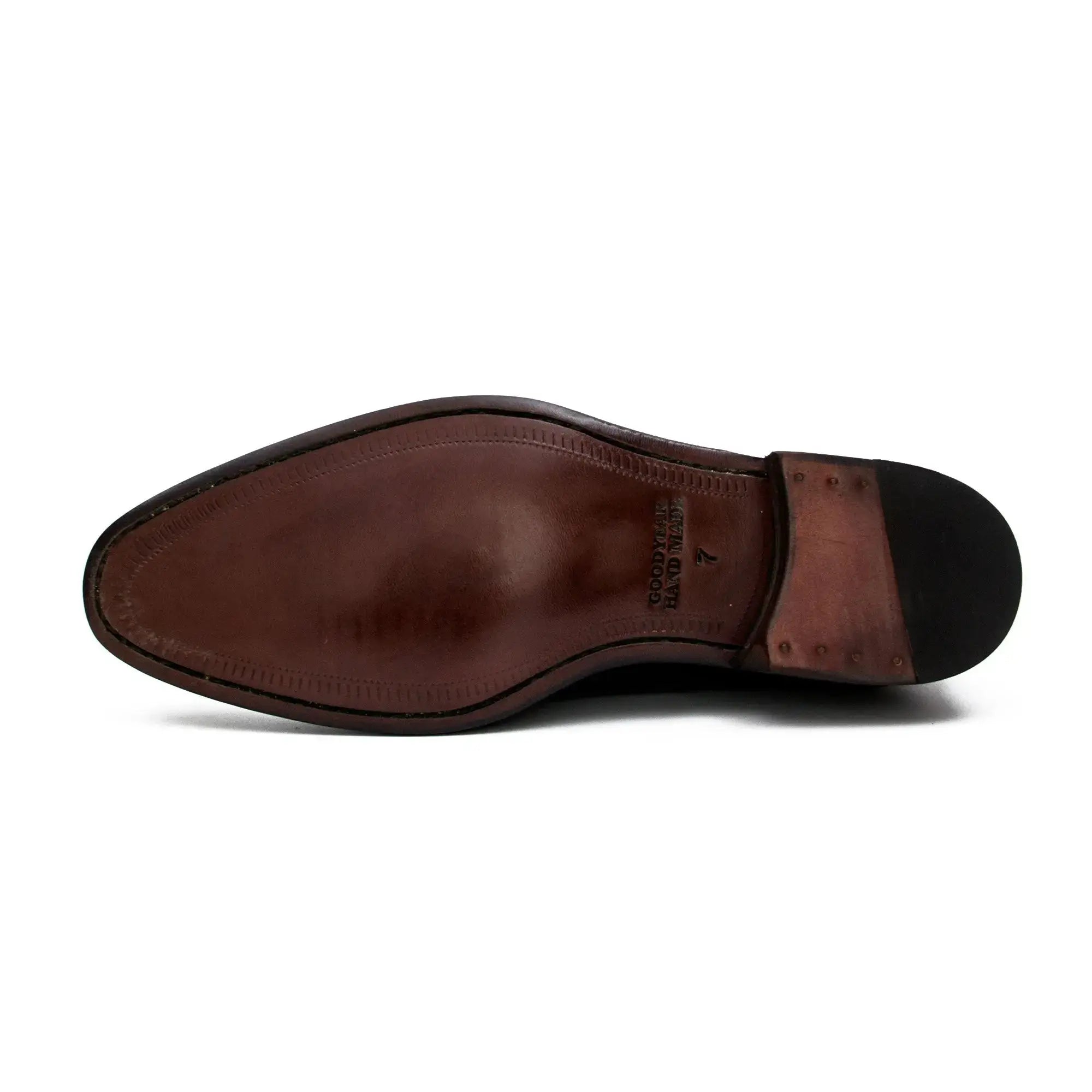 Goodyear handmade genuine leather outsole Monk shoes 63518610 - VanPasch