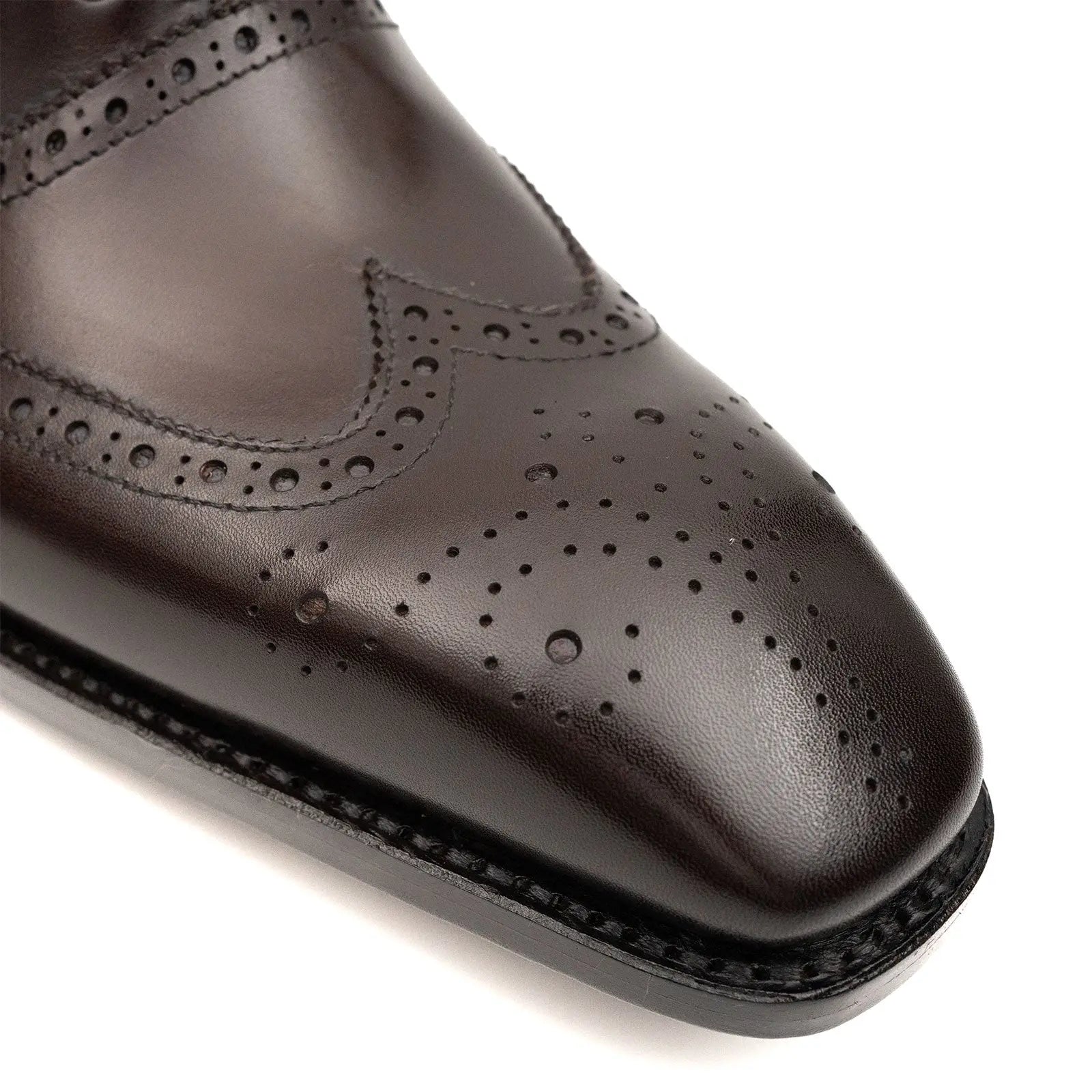 Burnished Leather Lace-Up Boots