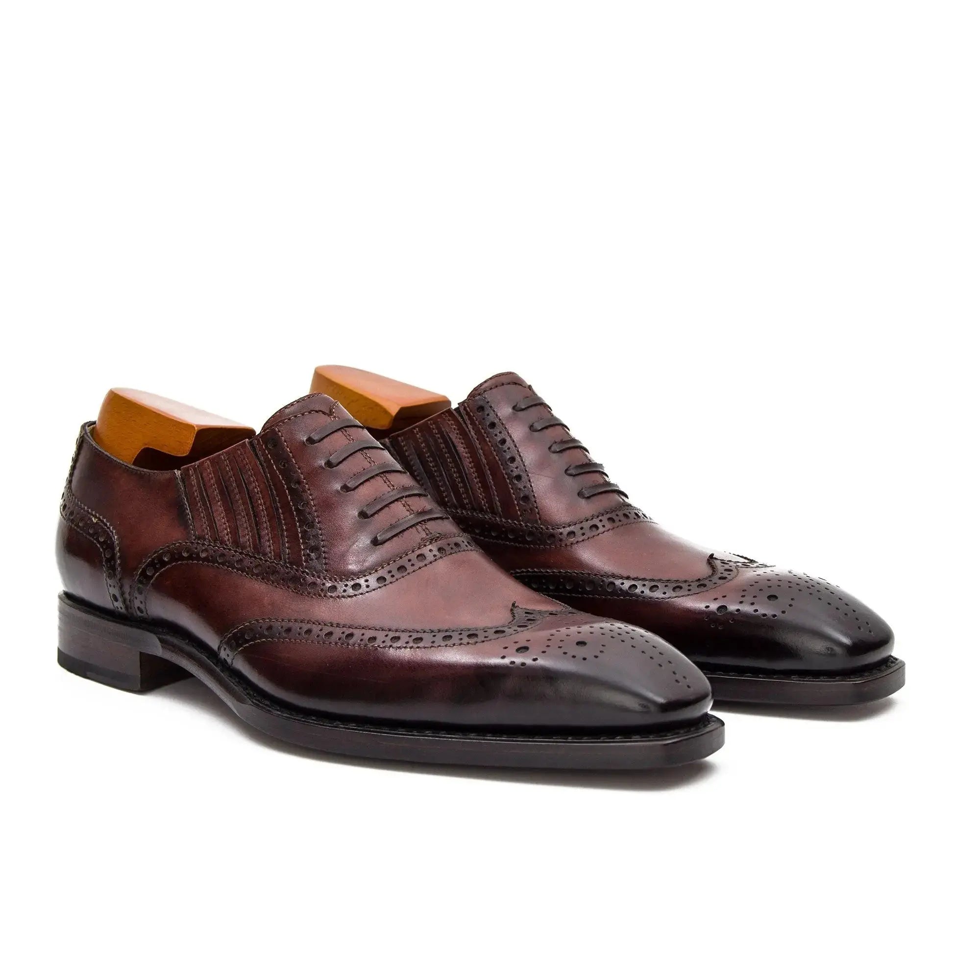 Goodyear handmade genuine leather outsole Oxford shoes 20212002 - VanPasch