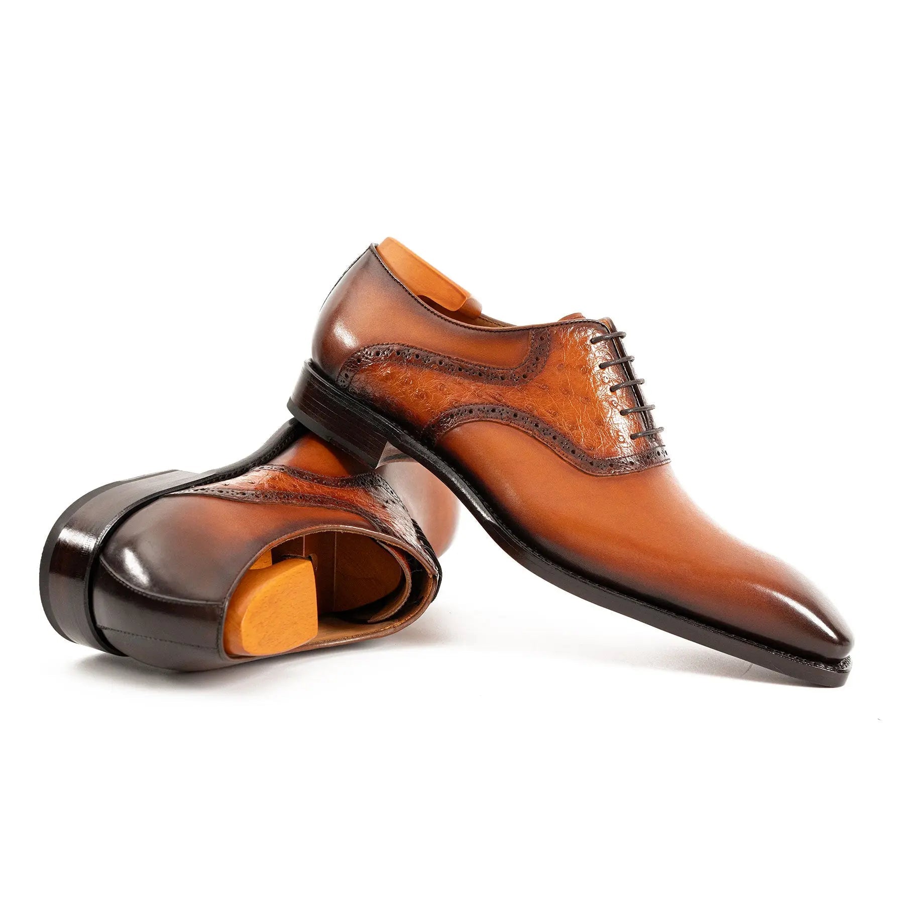 Goodyear Welted Oxford Shoes ostrich VanPasch