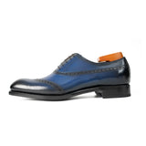 Goodyear blue oxford dress shoes VanPasch