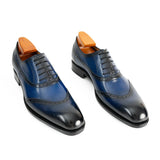 Goodyear blue oxford dress shoes VanPasch