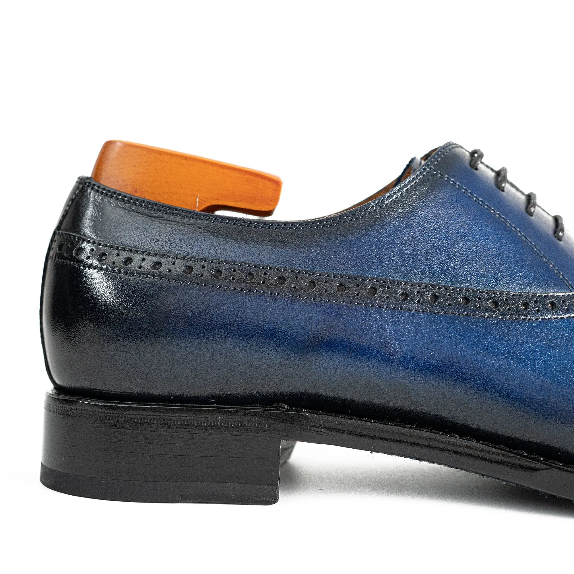 Goodyear blue oxford dress shoes VanPasch