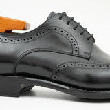 Goodyear welt derby shoes Brogue style Black VanPasch