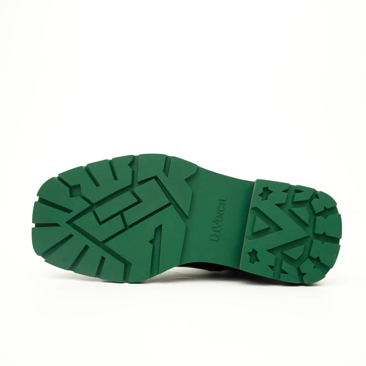 Green-Black Polished Lace-Up Boots VanPasch