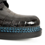 Handcrafted Nile Crocodile Derby Shoes ??¨¬C Norwegian Stitch VanPasch