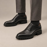 Burnished Lug-Sole Oxfords