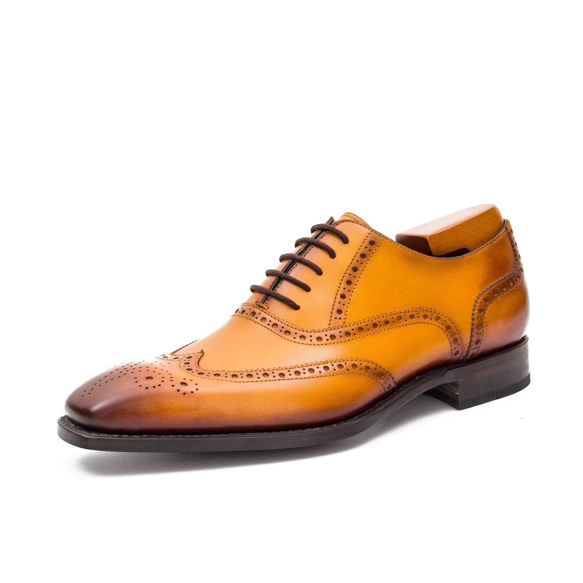 Goodyear handmade genuine leather outsole Oxford shoes 20562002 - VanPasch