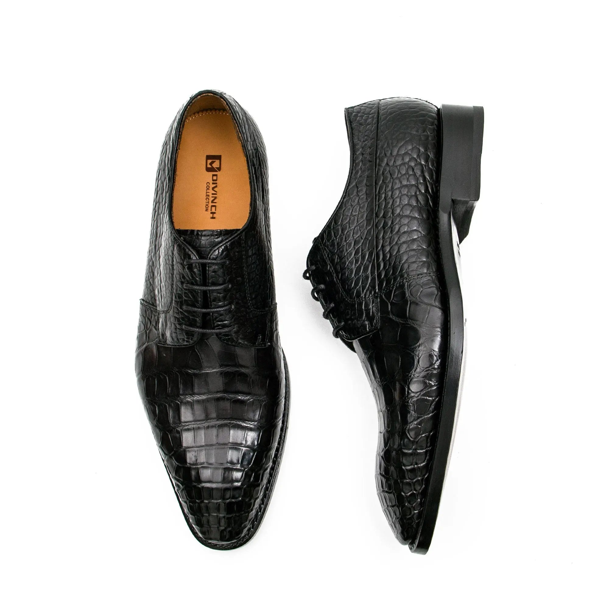 Nile crocodile leather Goodyear crafts derby shoes 201132006 - VanPasch