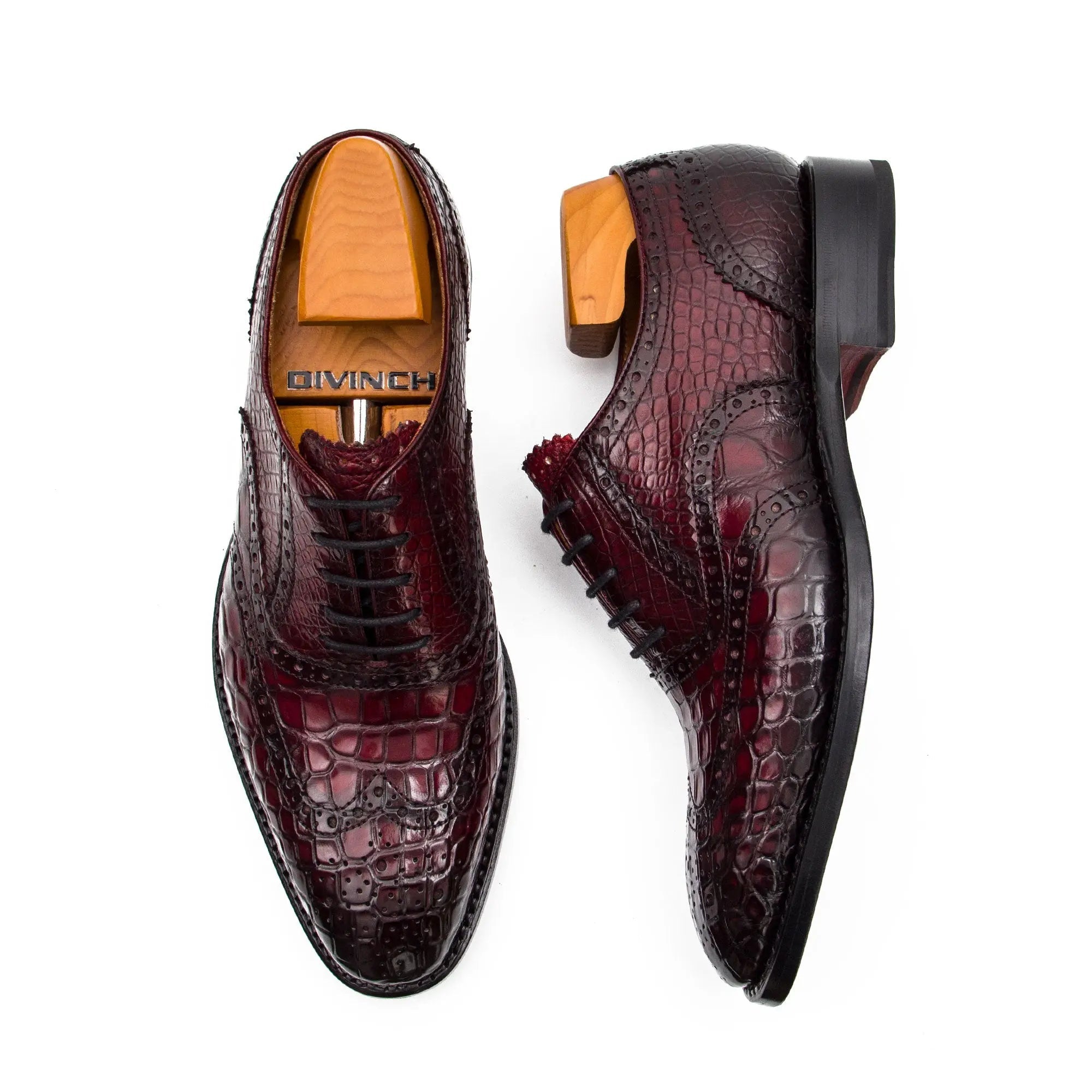 Nile crocodile leather Goodyear crafts Oxford shoes VanPasch