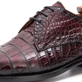 Nile crocodile leather Goodyear crafts derby shoes 54348610 - VanPasch