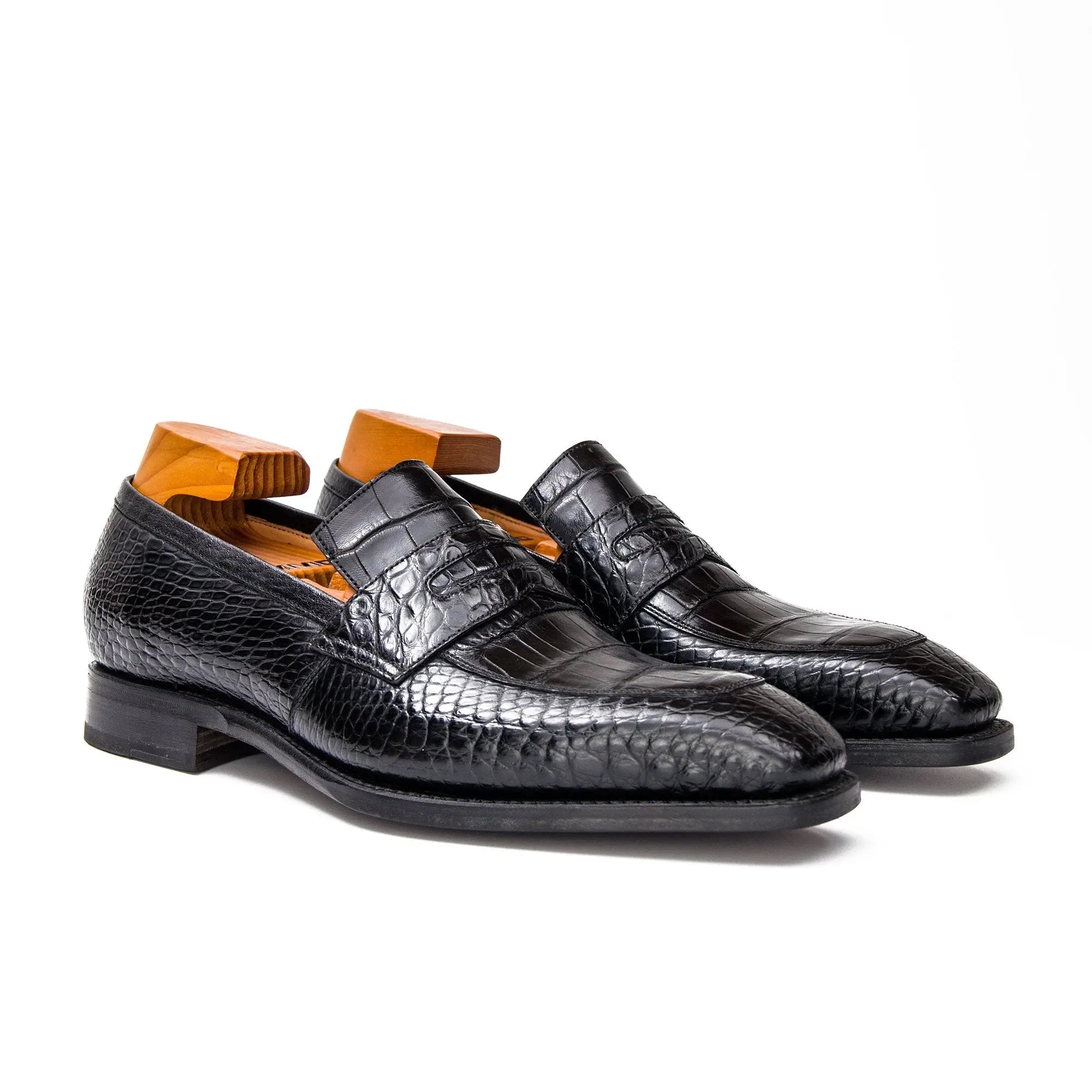 Nile crocodile leather Goodyear craft loafers 201652002 - VanPasch