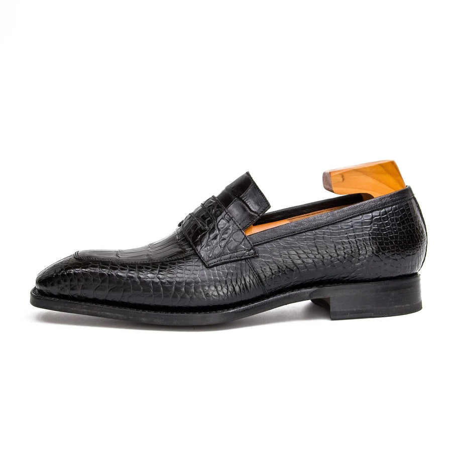 Nile crocodile leather Goodyear craft loafers 201652002 - VanPasch