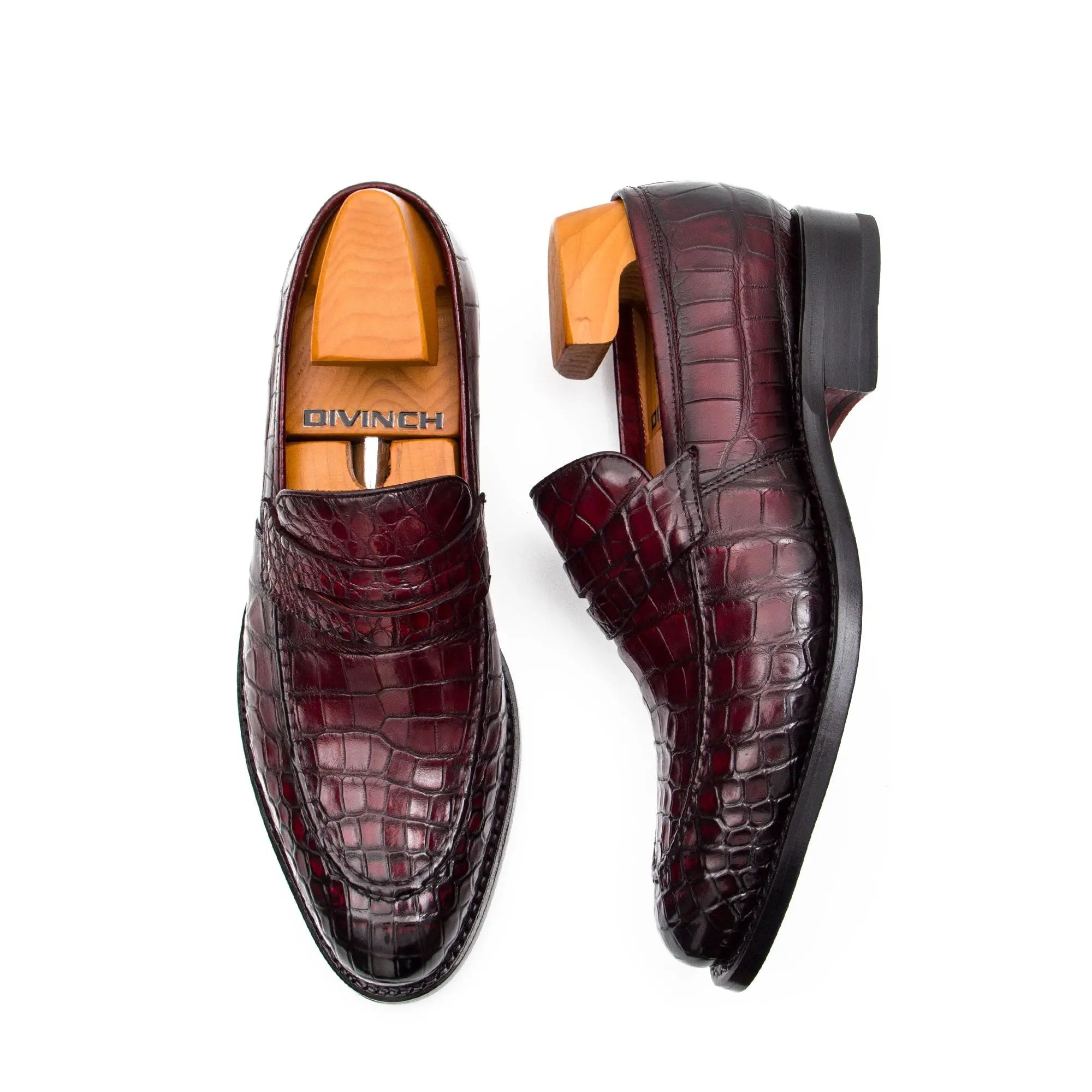 Nile crocodile leather Goodyear crafts Loafers shoes 20962010 - VanPasch