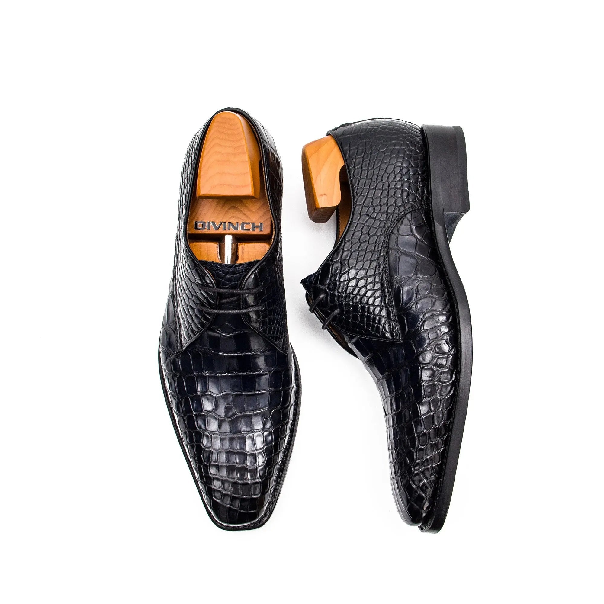 Nile crocodile leather Goodyear crafts derby shoes 63478824 - VanPasch