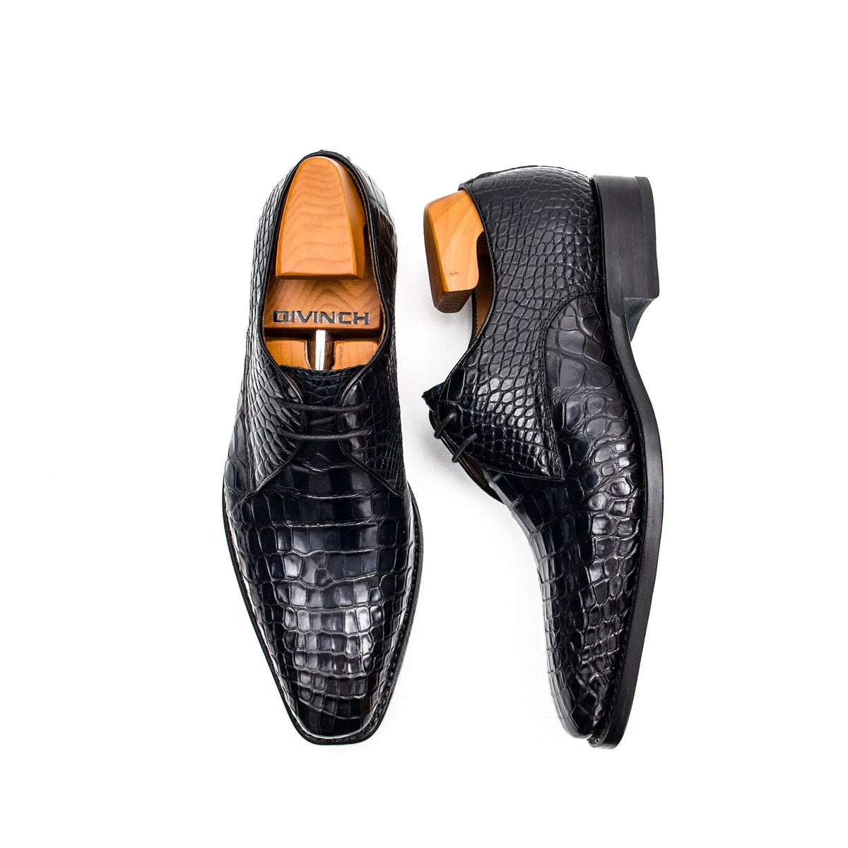 Nile crocodile leather Goodyear crafts derby shoes 63478824 - VanPasch
