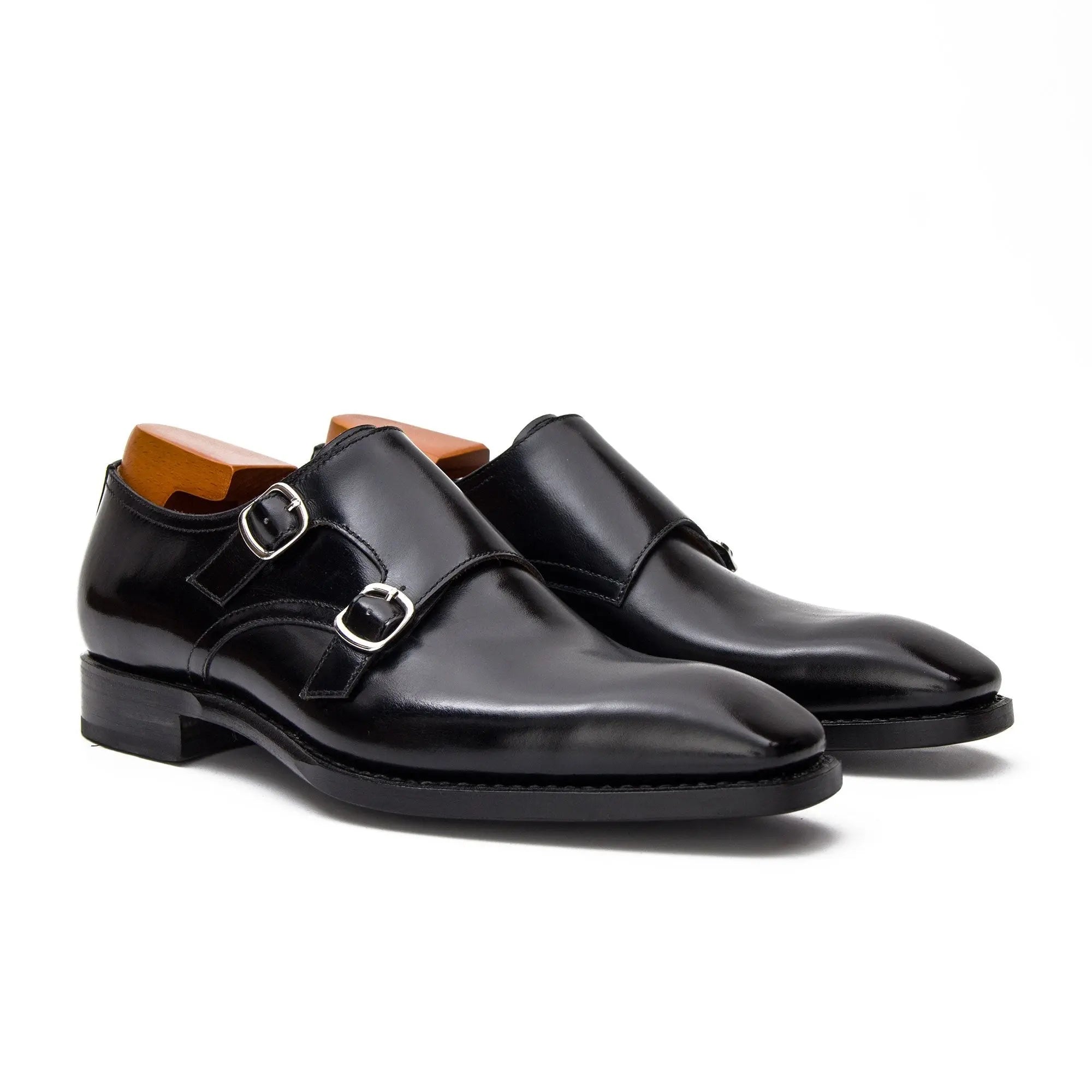 Goodyear handmade genuine leather outsole Monk shoes 63532002 - VanPasch