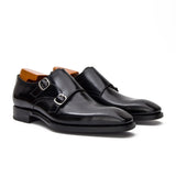 Goodyear handmade genuine leather outsole Monk shoes 63532002 - VanPasch