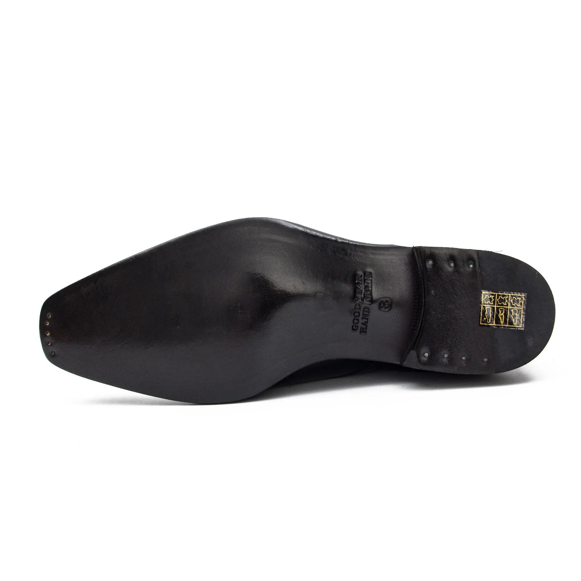 Goodyear handmade genuine leather outsole Monk shoes 63532002 - VanPasch