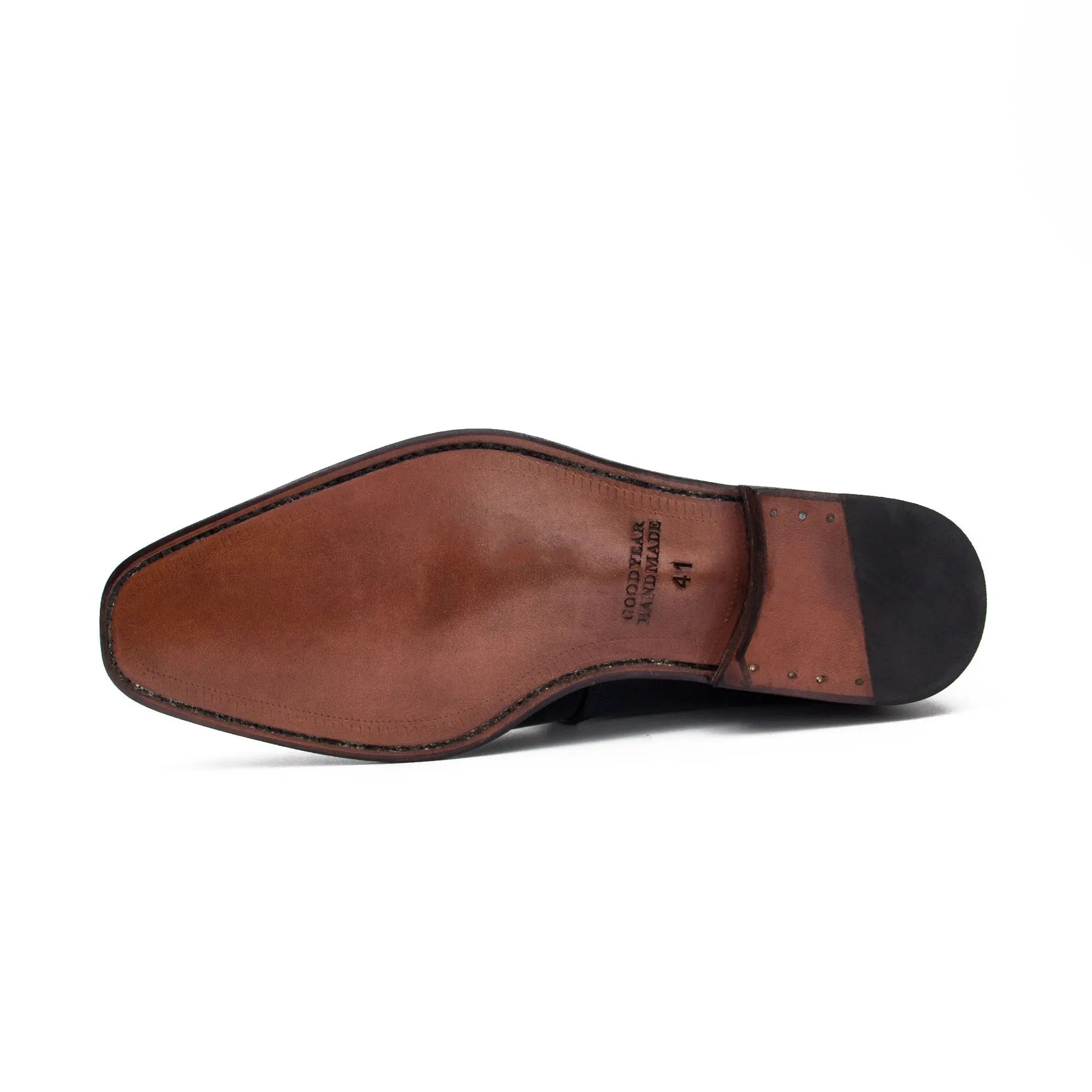 Goodyear calfskin brogue MONK shoes 190711930 - VanPasch