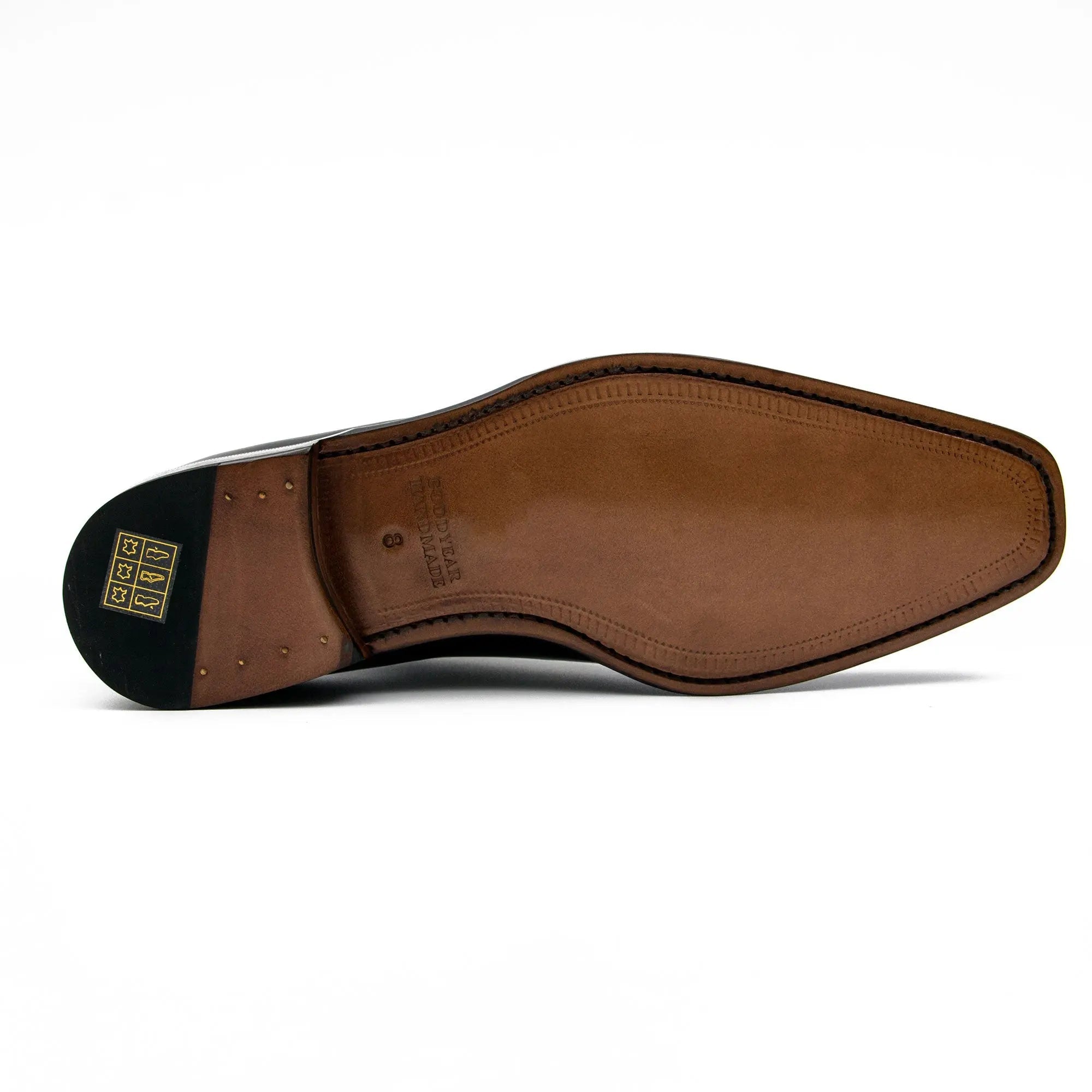Goodyear handmade genuine leather outsole derby shoes 23171233 - VanPasch