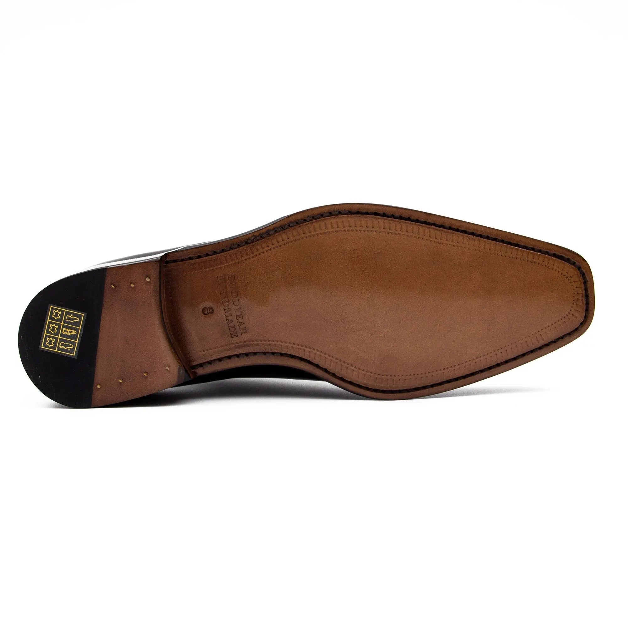 Goodyear handmade genuine leather outsole derby shoes - VanPasch