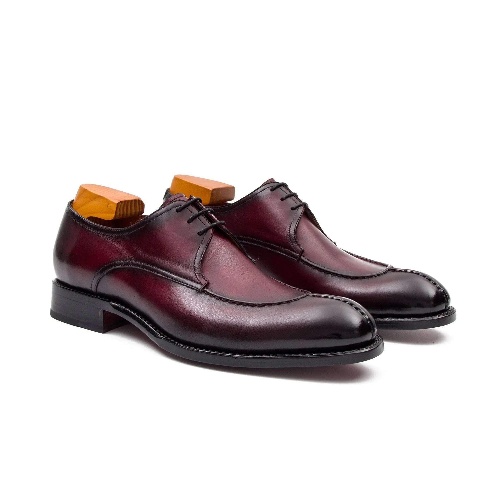 Goodyear handmade genuine leather outsole derby shoes 23171233 - VanPasch