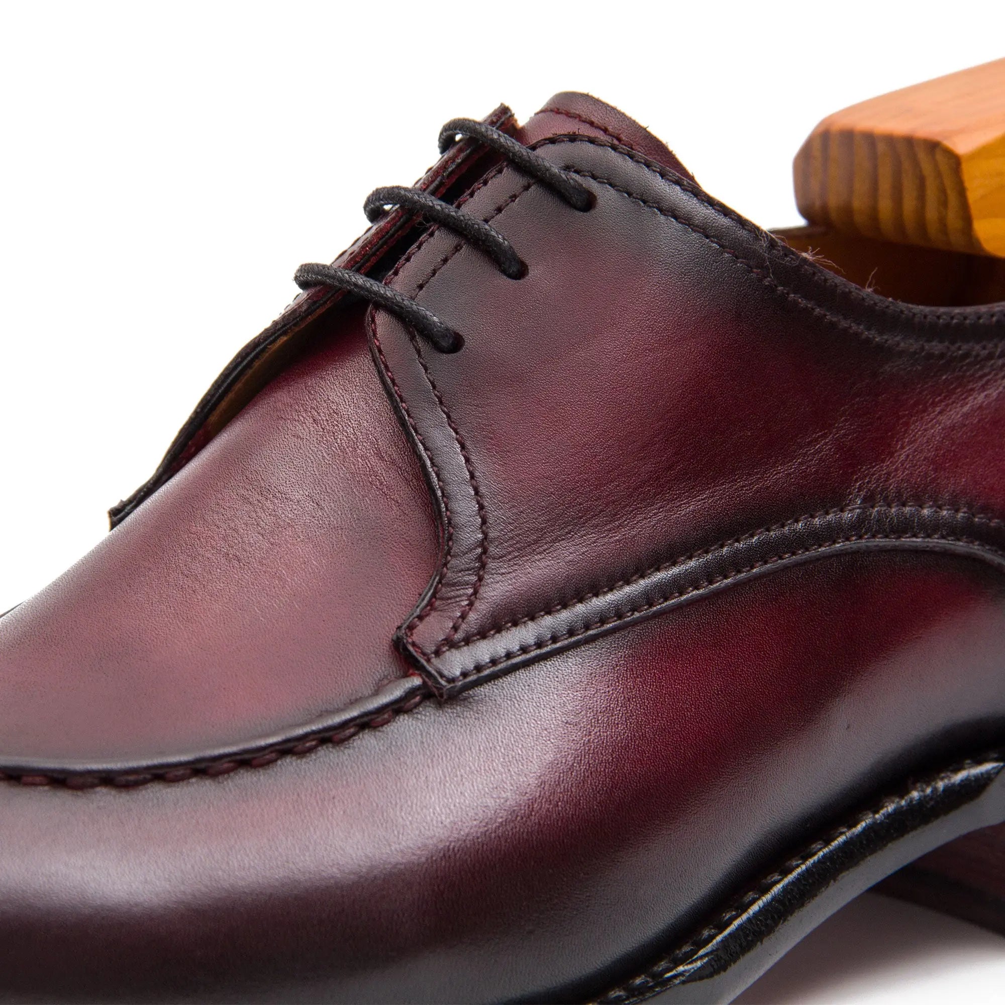 Goodyear handmade genuine leather outsole derby shoes 23171233 - VanPasch