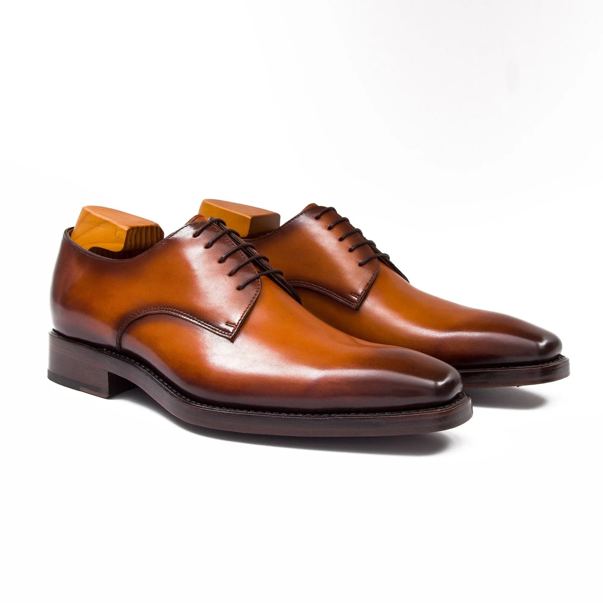 Goodyear handmade genuine leather outsole derby shoes VanPasch