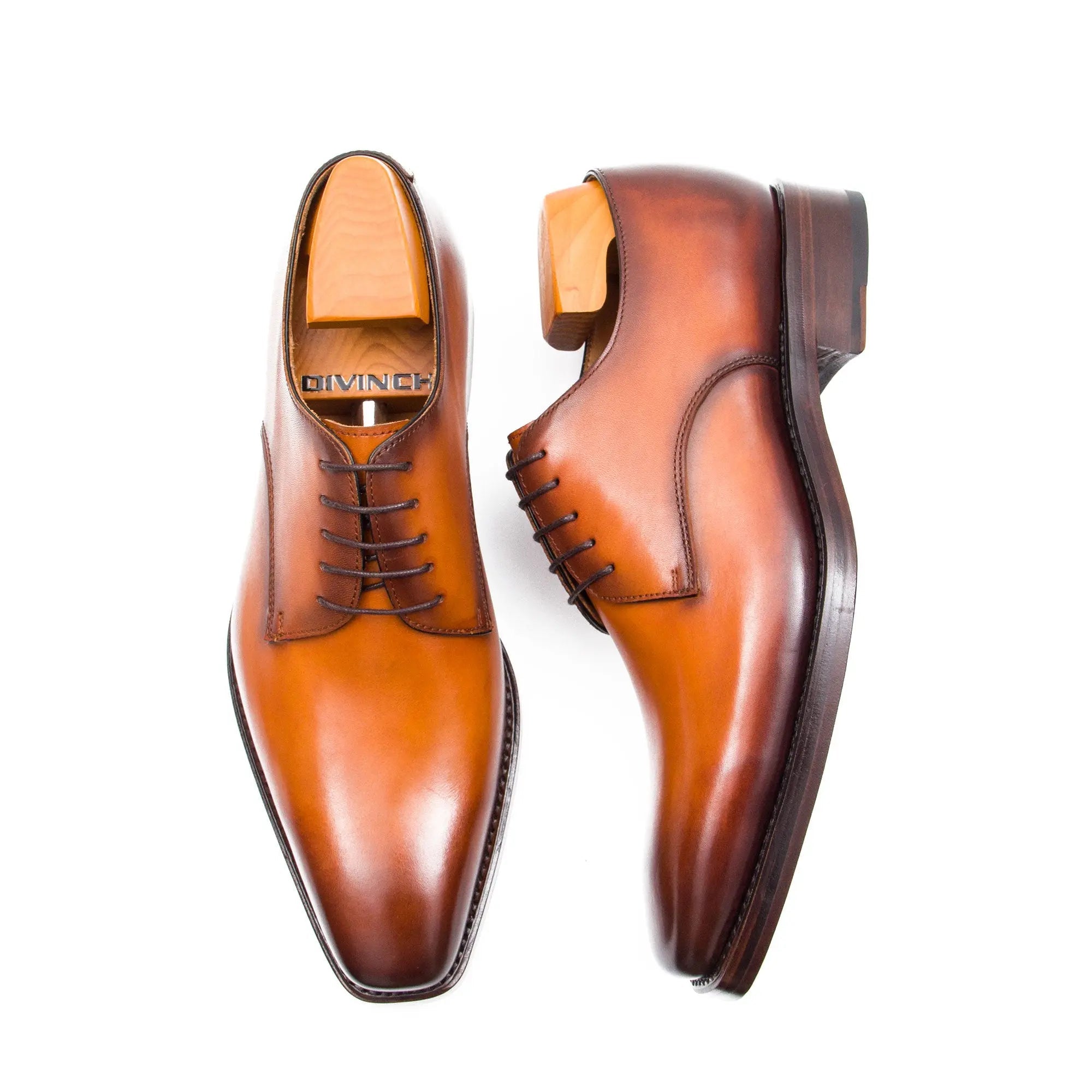 Goodyear handmade genuine leather outsole derby shoes VanPasch