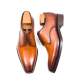 Goodyear handmade genuine leather outsole derby shoes VanPasch