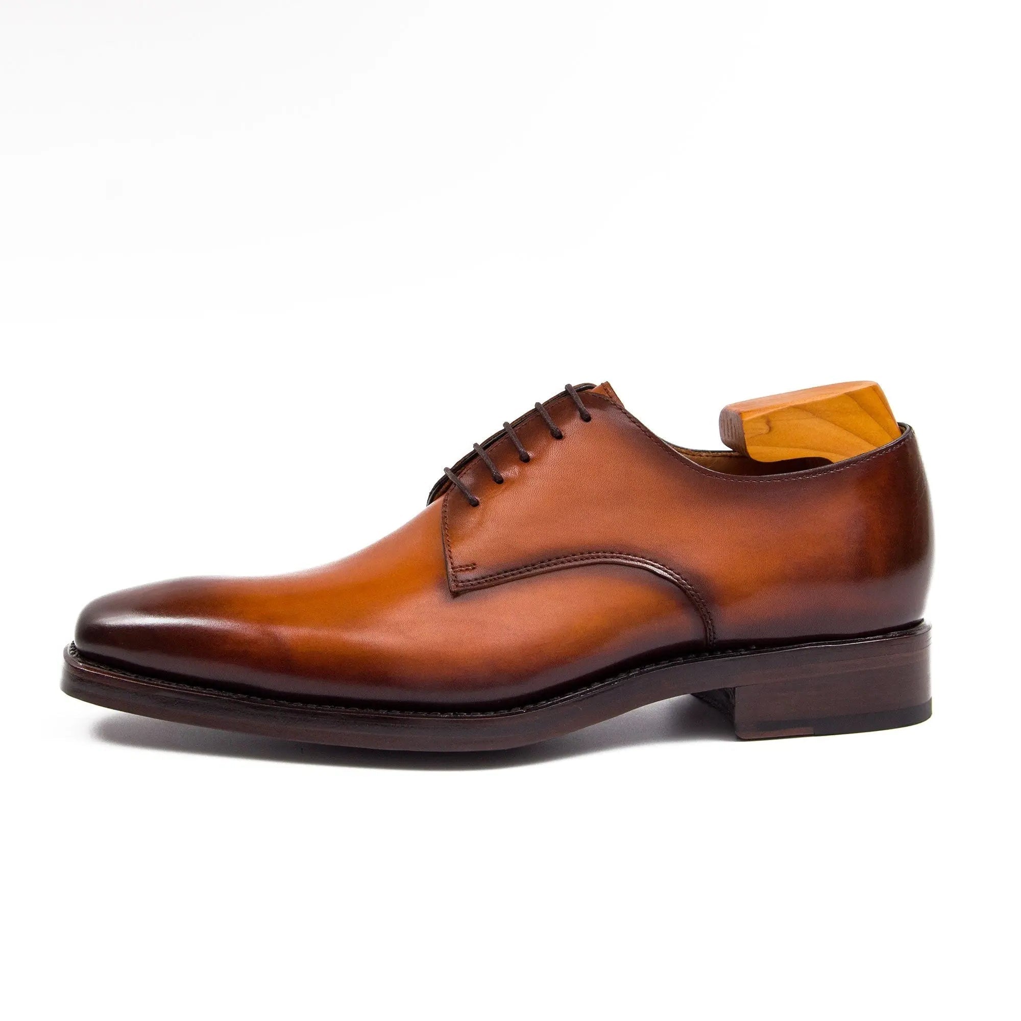 Goodyear handmade genuine leather outsole derby shoes VanPasch