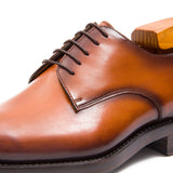 Goodyear handmade genuine leather outsole derby shoes VanPasch