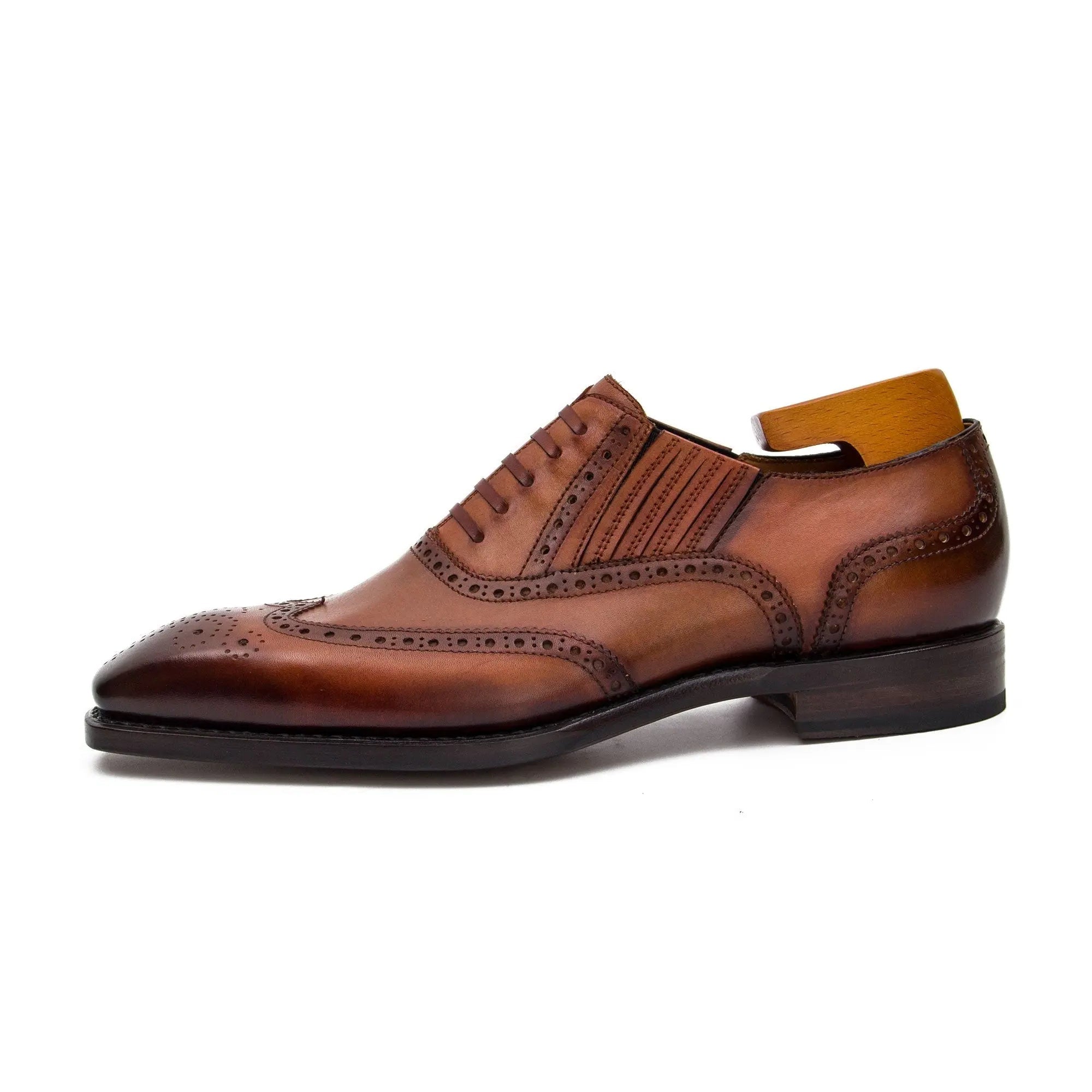 Goodyear handmade genuine leather outsole Oxford shoes 20212002 - VanPasch