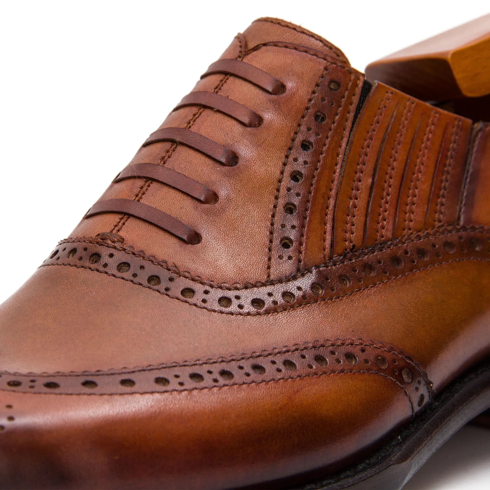 Goodyear handmade genuine leather outsole Oxford shoes 20212002 - VanPasch