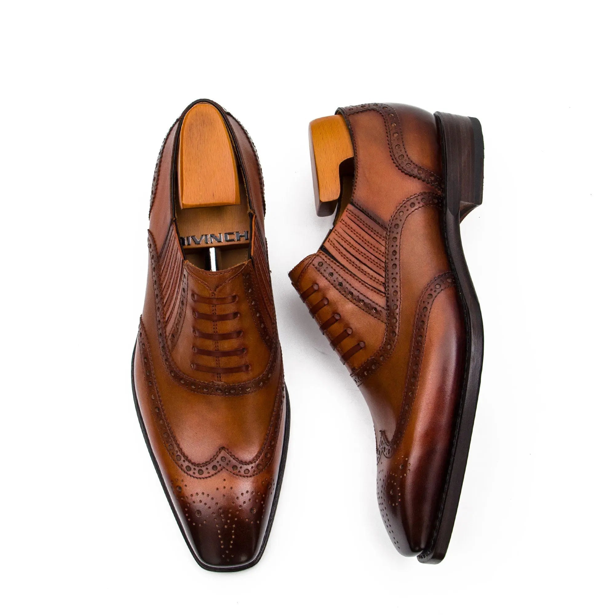 Goodyear handmade genuine leather outsole Oxford shoes 20212002 - VanPasch
