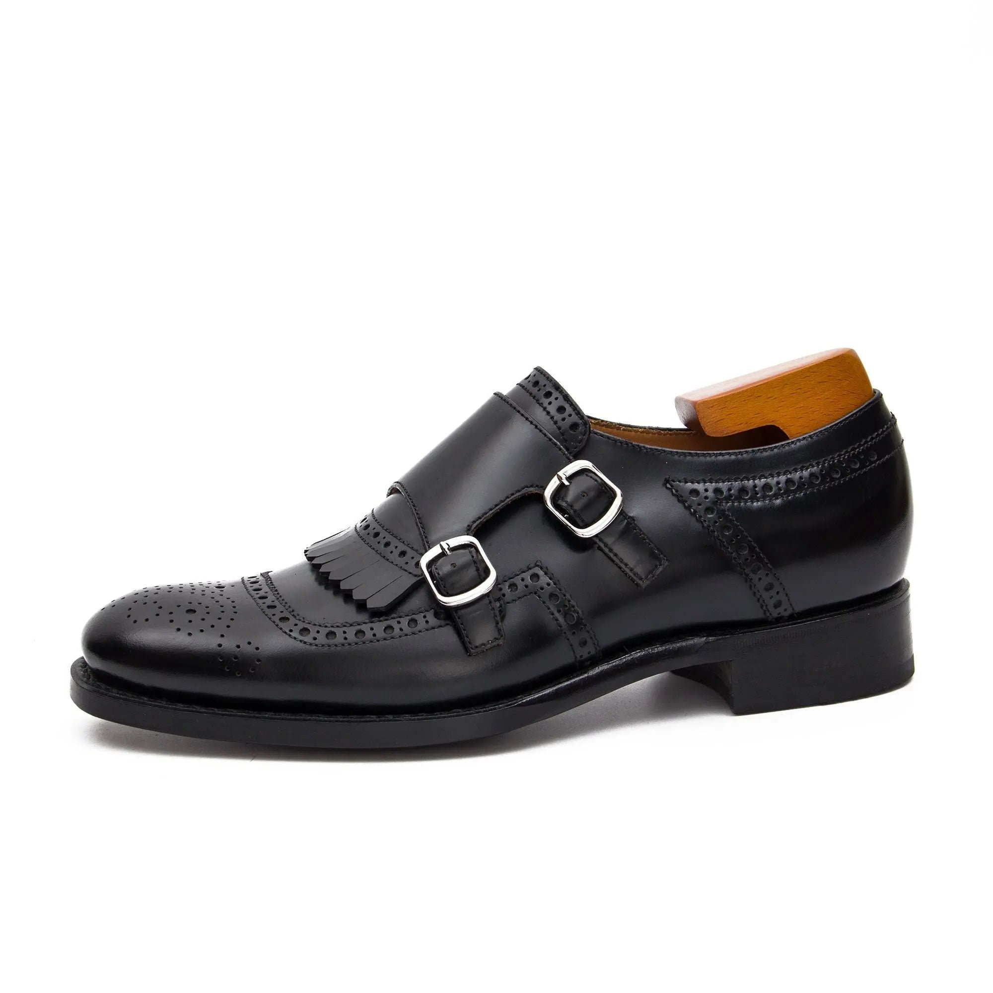 Goodyear calfskin brogue MONK shoes 190711930 - VanPasch