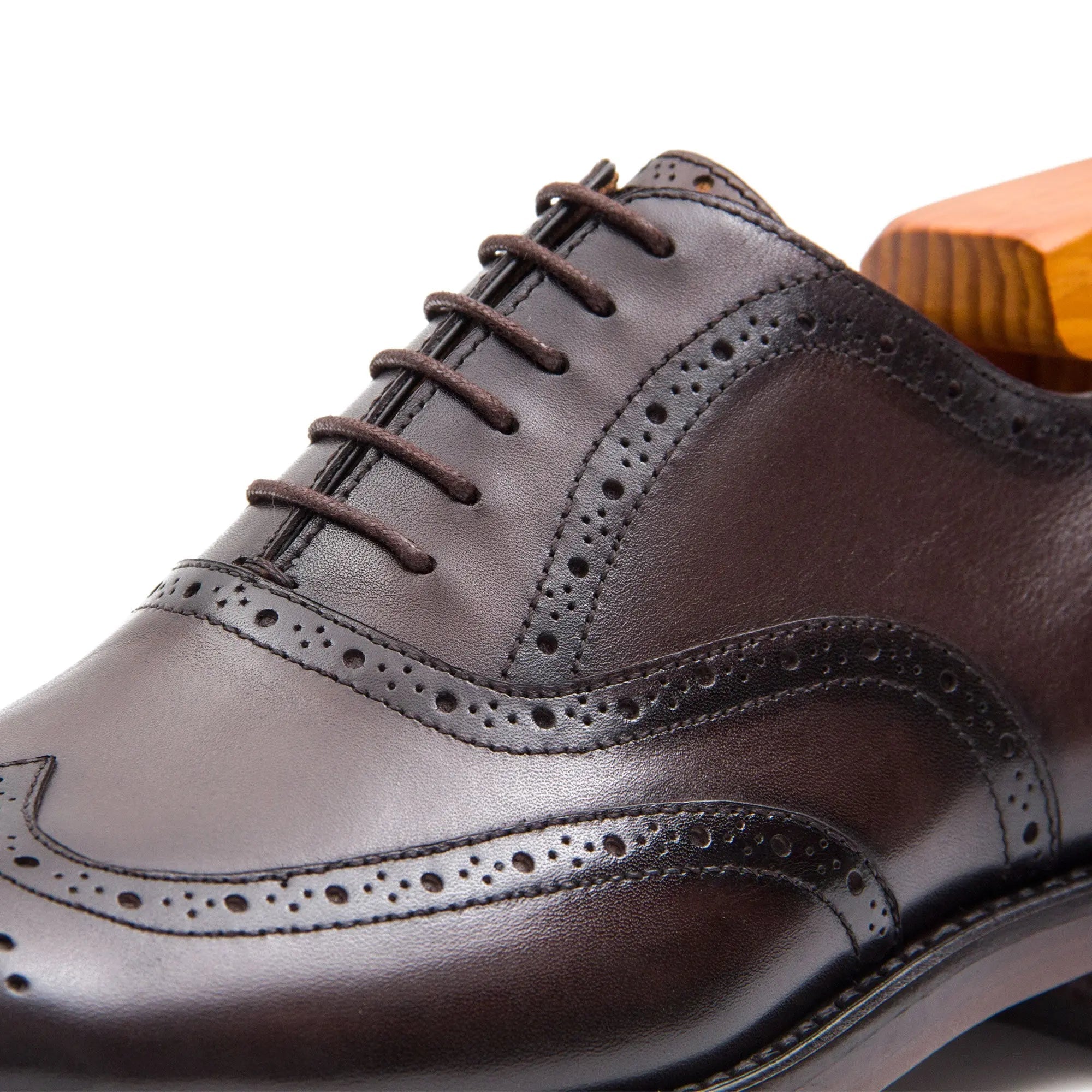 Goodyear hand-soled Oxford shoes 21462213 - VanPasch