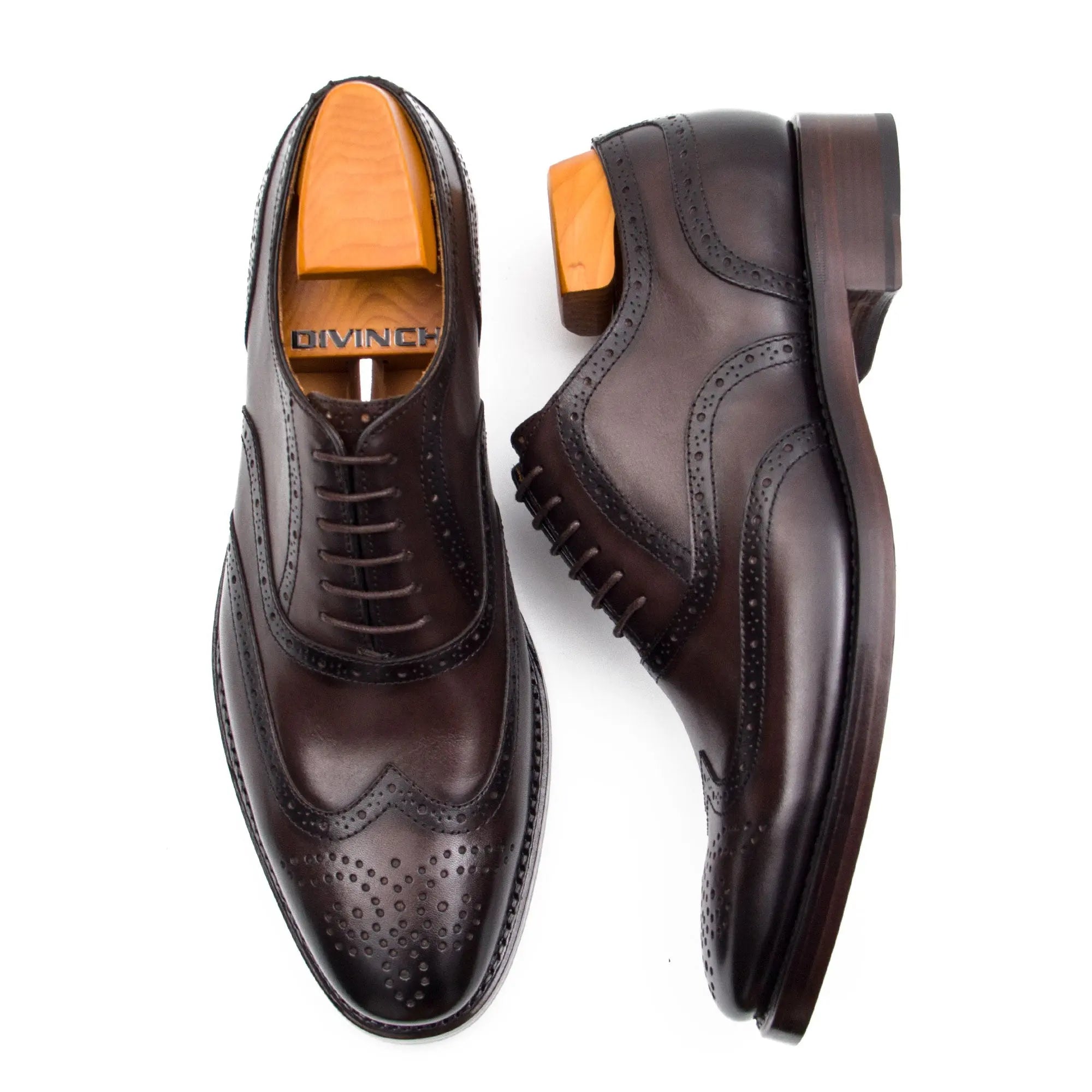 Goodyear hand-soled Oxford shoes 21462213 - VanPasch