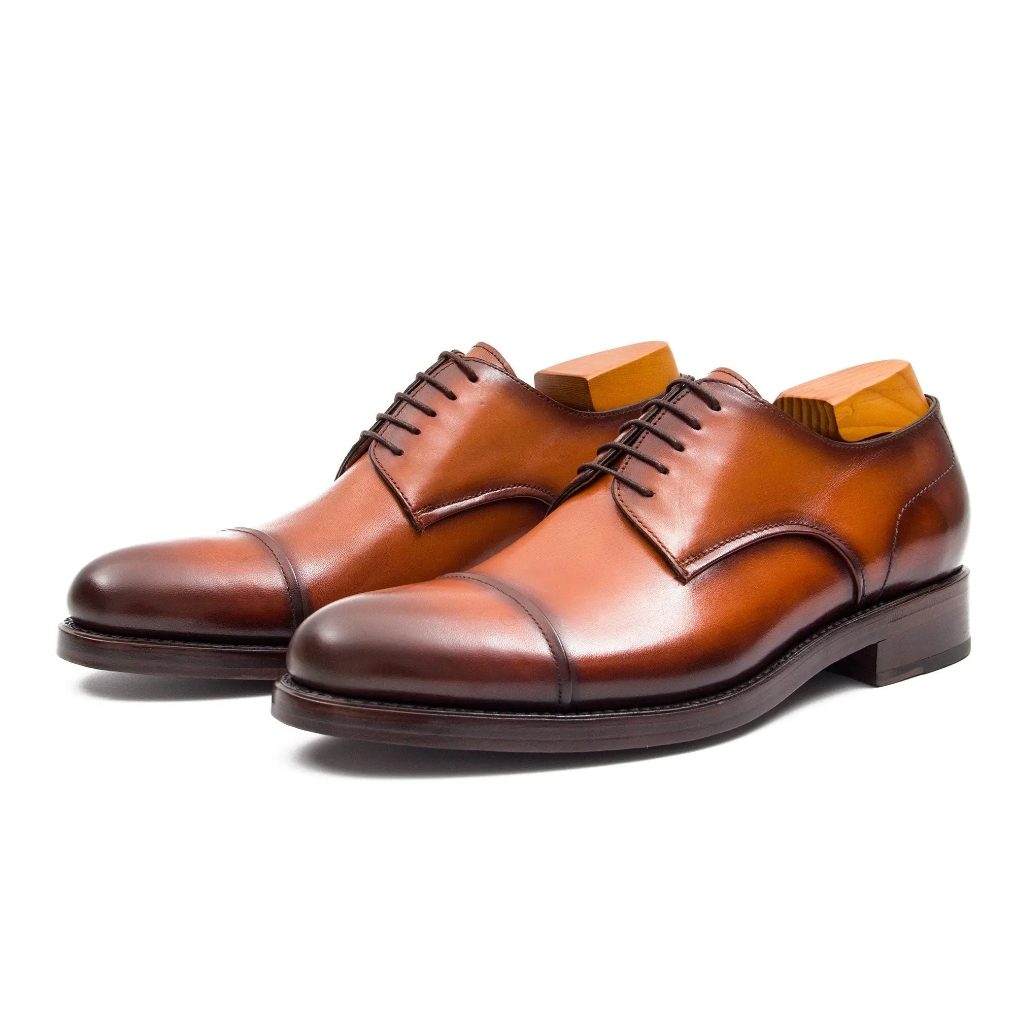 Goodyear hand-soled derby shoes 21032205 - VanPasch