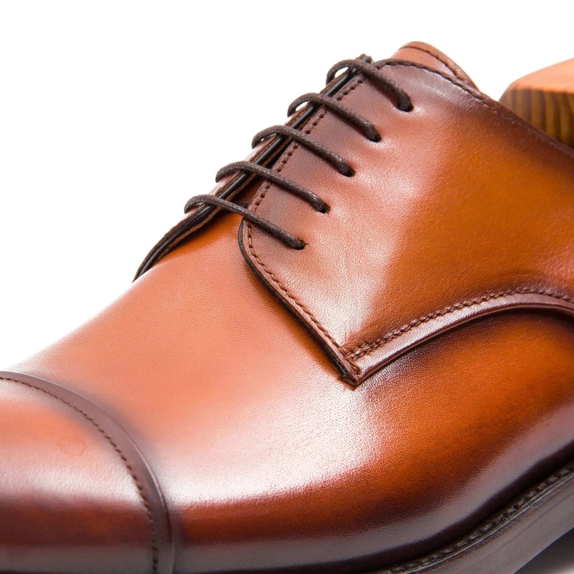 Goodyear hand-soled derby shoes 21032205 - VanPasch