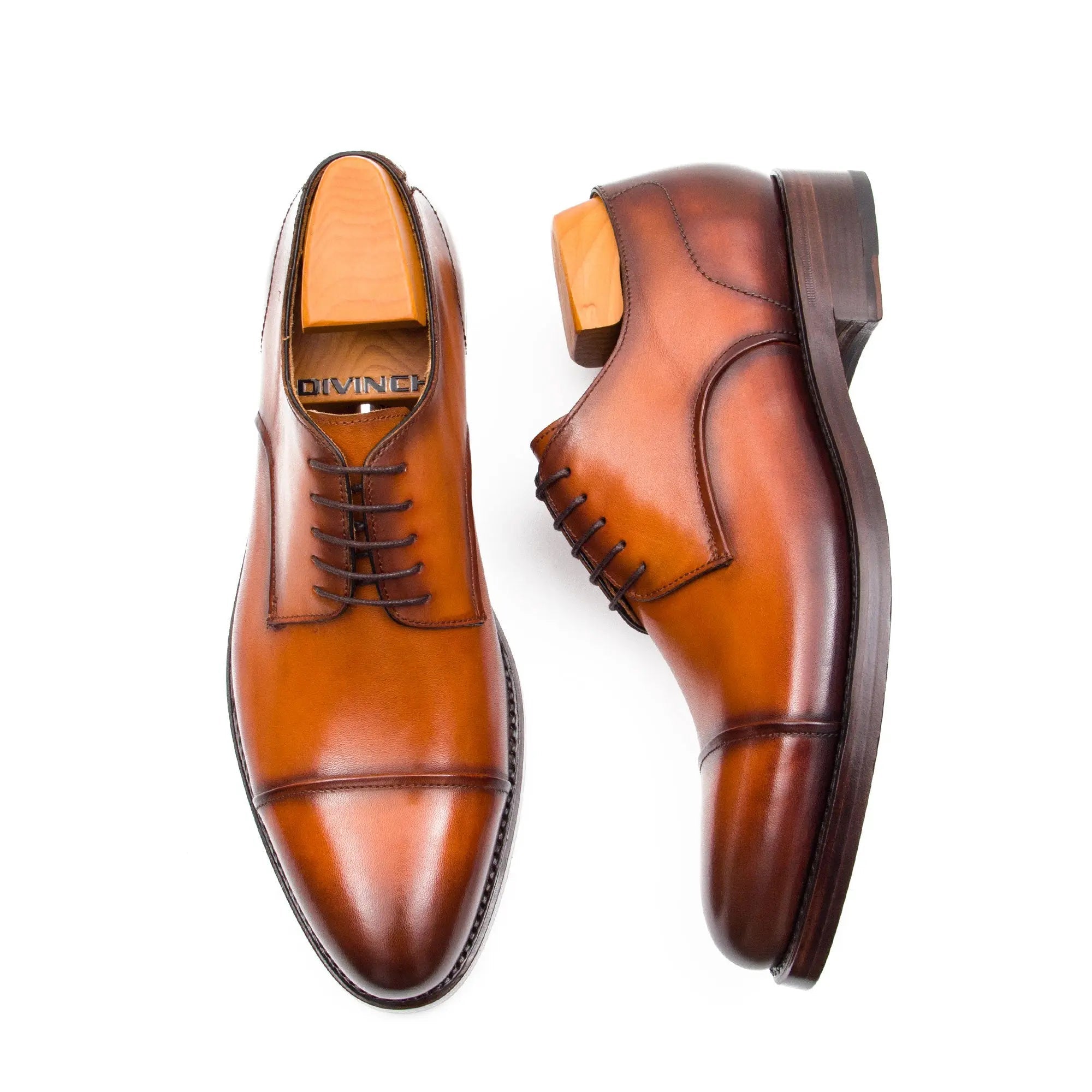 Goodyear hand-soled derby shoes 21032205 - VanPasch